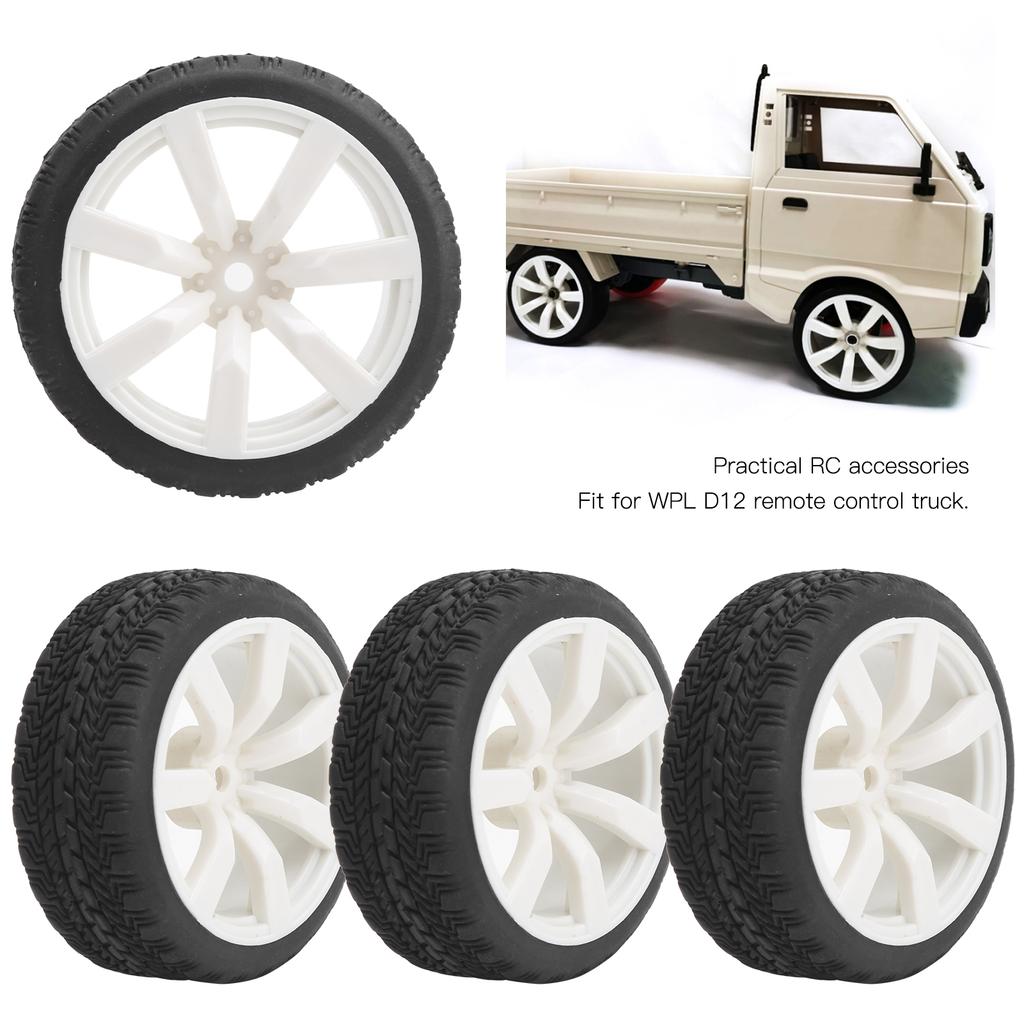Диаметр 65 мм RC Противоскользящие Шины Резиновая Запасная Шина Подходит для WPL D12 1/10 Машины