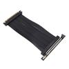 Удлинительный кабель PCIe 5.0 X16, разъем 90 градусов, высокоскоростной адаптер 128 Гбит/с, райзер-карта, гибкий кабель 20 см