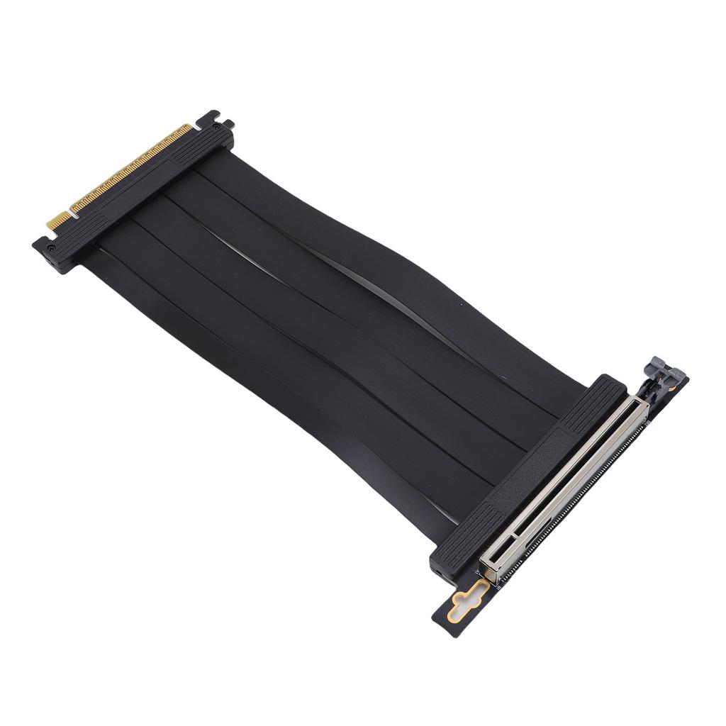Удлинительный кабель PCIe 5.0 X16, разъем 90 градусов, высокоскоростной адаптер 128 Гбит/с, райзер-карта, гибкий кабель 20 см