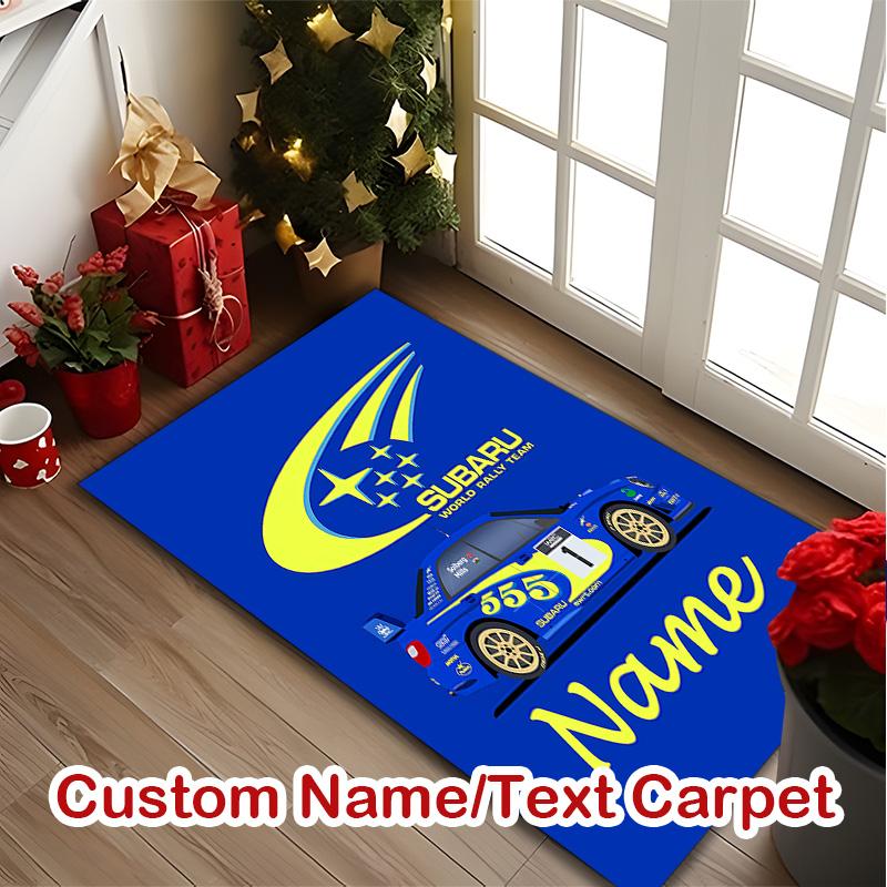 1pc Office Carpet, Subaru (3) Chair Rug, Living Room Printed Area Rug, Home Chair Floor Mat