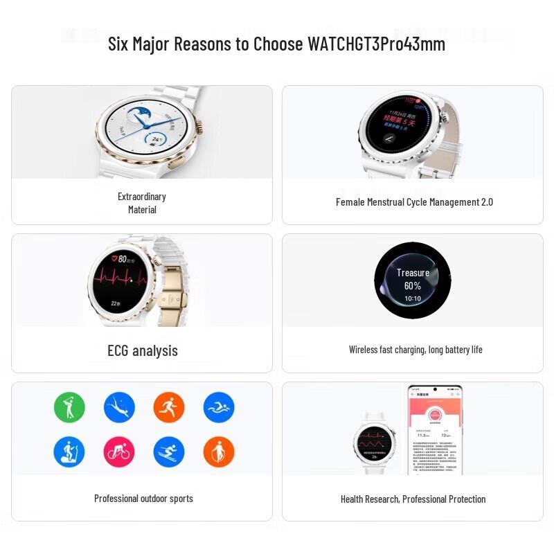 HUAWEI WATCH GT 3 Pro Smartwatch (CN version)