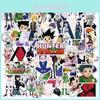 Яркие 50 шт. аниме-стикеров Hunter X Hunter для ноутбуков и скейтбордов