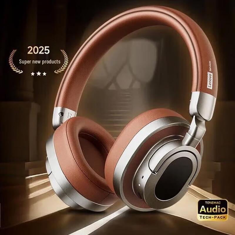 Lenovo Беспроводные накладные наушники с шумоподавлением LE602