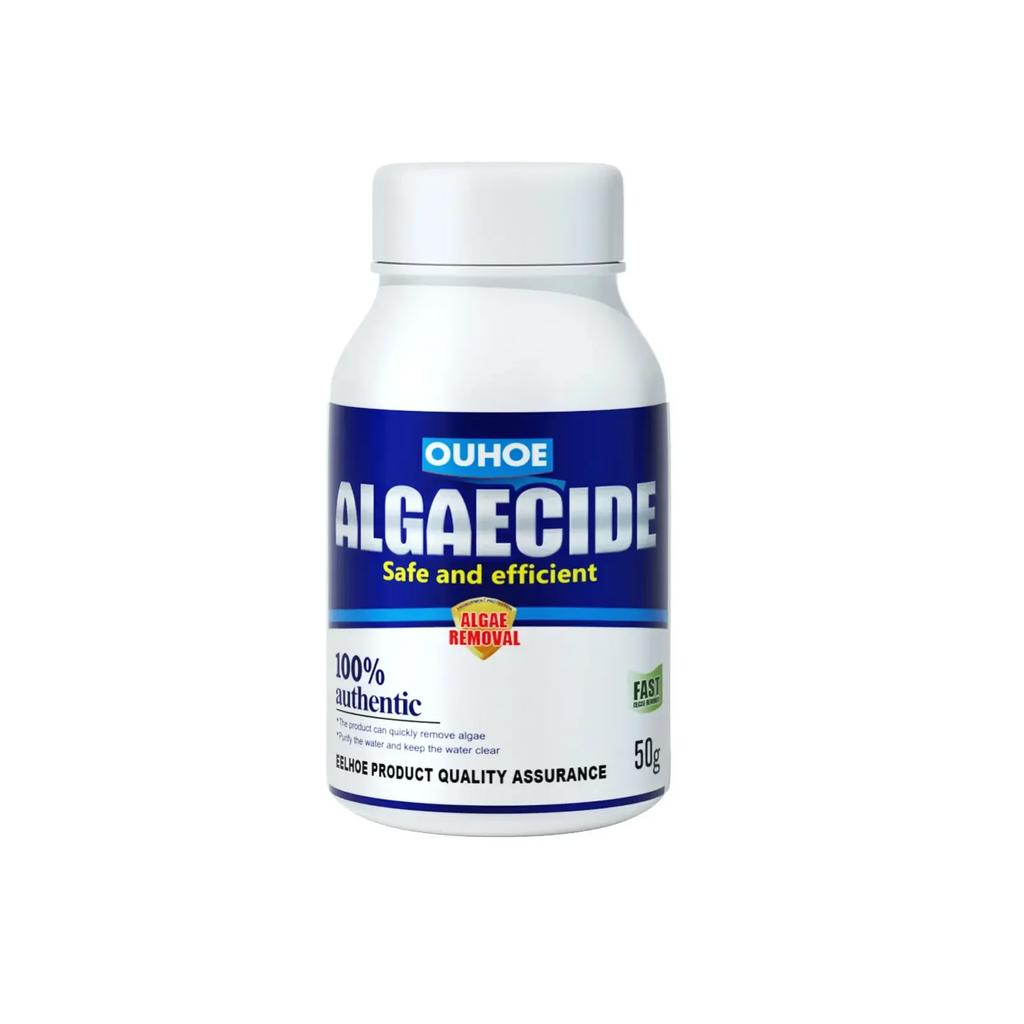 50 г высокоэффективный альгицид, водоросли, мох, снижение контроля очистки воды, безопасный эффективный альгицид для аквариумного пруда