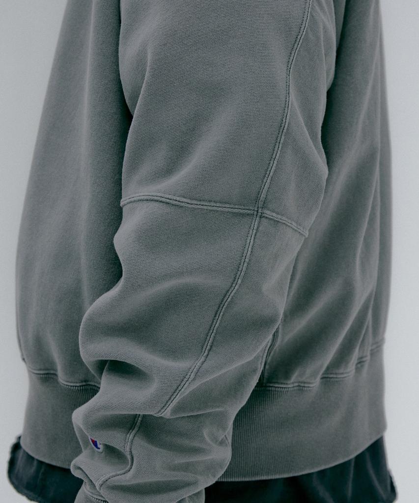 CHAMPION X N.Hollywood Reversible Crewneck Sweatshirt Dark Grey