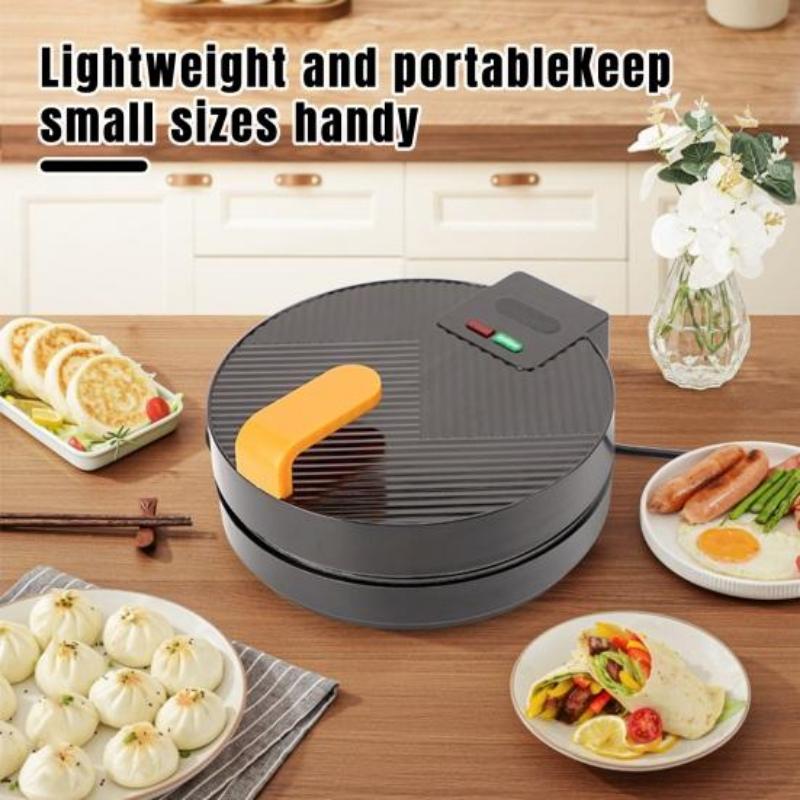 Мини-машина для изготовления пончиков с вилкой европейского стандарта с антипригарной поверхностью, 8 отверстий, мощная хлебопечка, кухонный инструмент