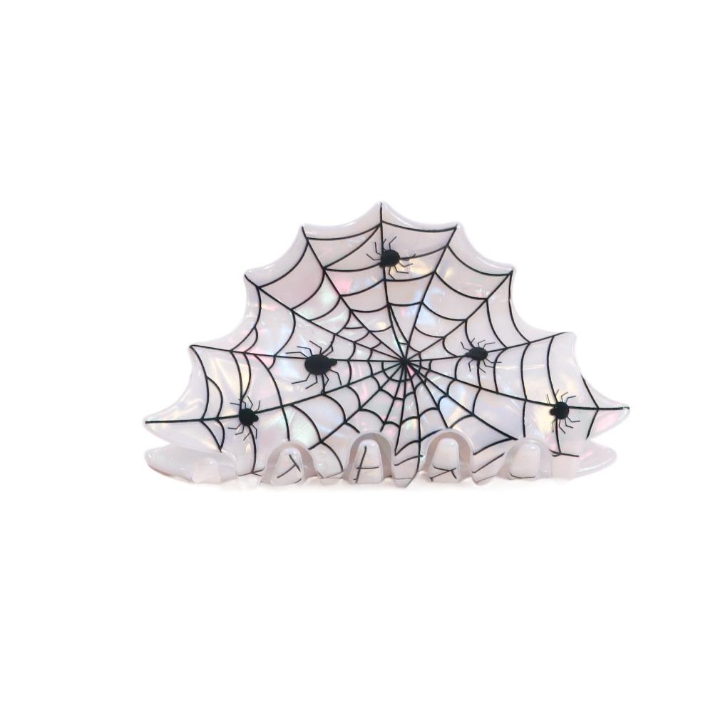 Spider Halloween Hair Claw PVC Skeleton Shark Clip Creative Pumpkin Themed Gripper  Party