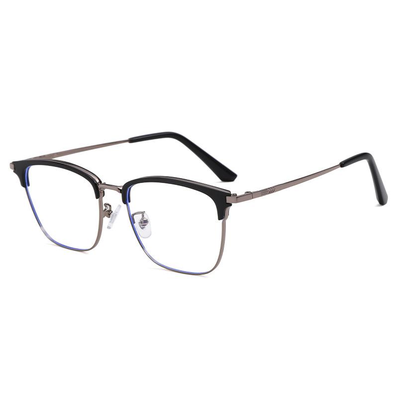 Мужские Бизнес-Очки для Чтения Роскошный Дизайн Металлическая Оправа Анти Синий Свет Очки для Пресбиопии Ультра Легкие Высококачественные Очки