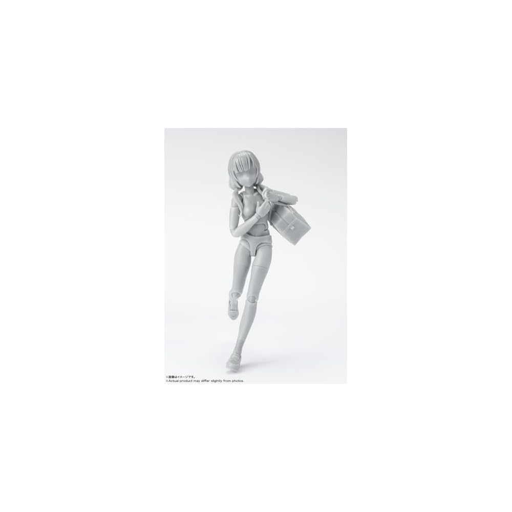 НАРОДЫ ТАМАШИИ SH. Figuarts Body-chan Школьная жизнь DX Набор 130 мм ПВХ АБС Экшн-фигурка Серая версия