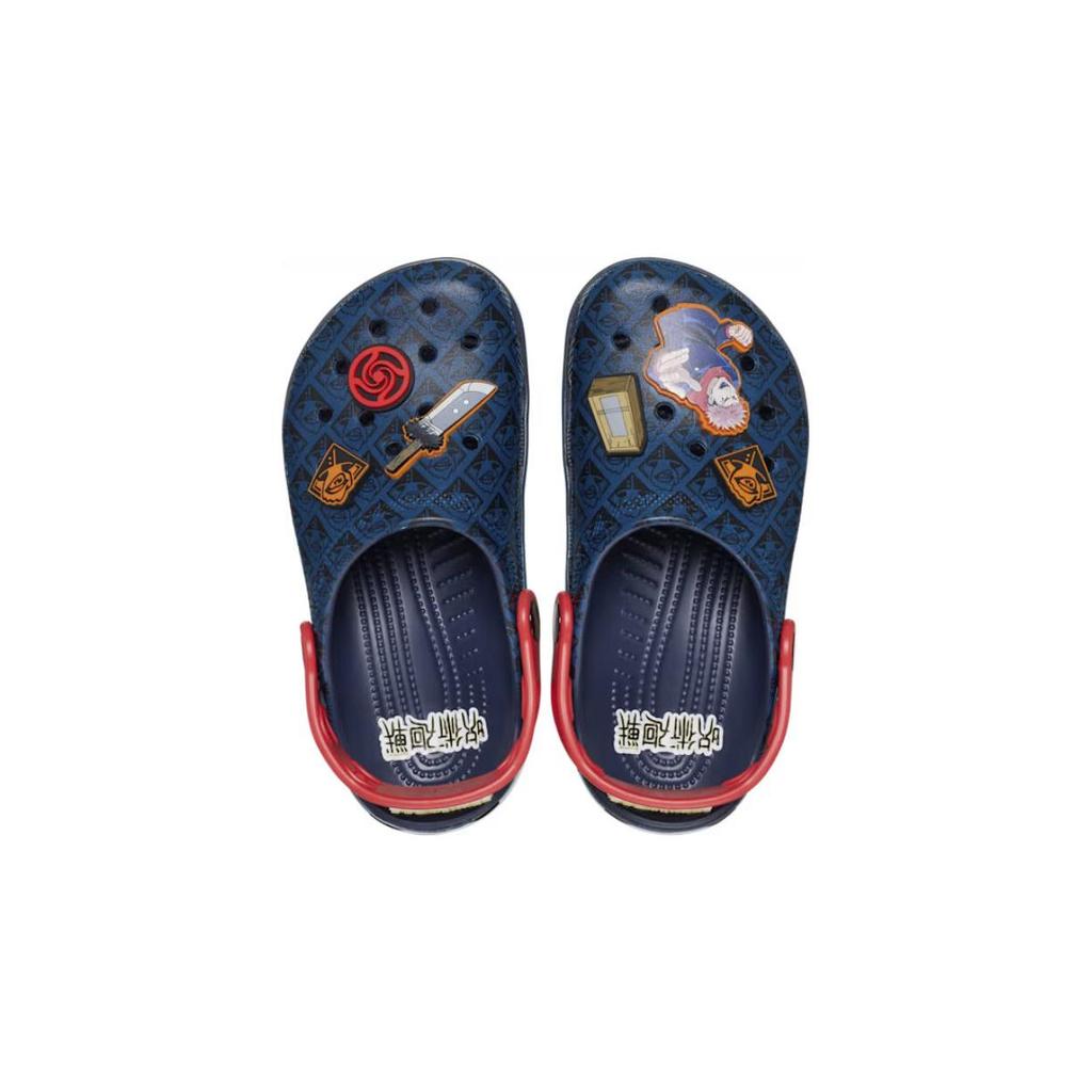 Crocs Comfortable Round Toe Anti-Kick Shock Absorbing Sandals Kids Sandals Blue 208807-410