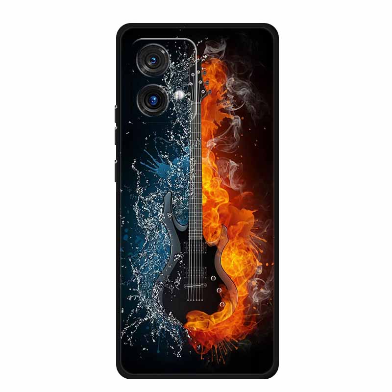 Для Motorola Moto G84 G54 5G Чехол Модный Мягкий Силиконовый Чехол из ТПУ Чехлы для Телефона для Moto G54 MotoG84 2023 Оригинальный Новый Тигр Capa
