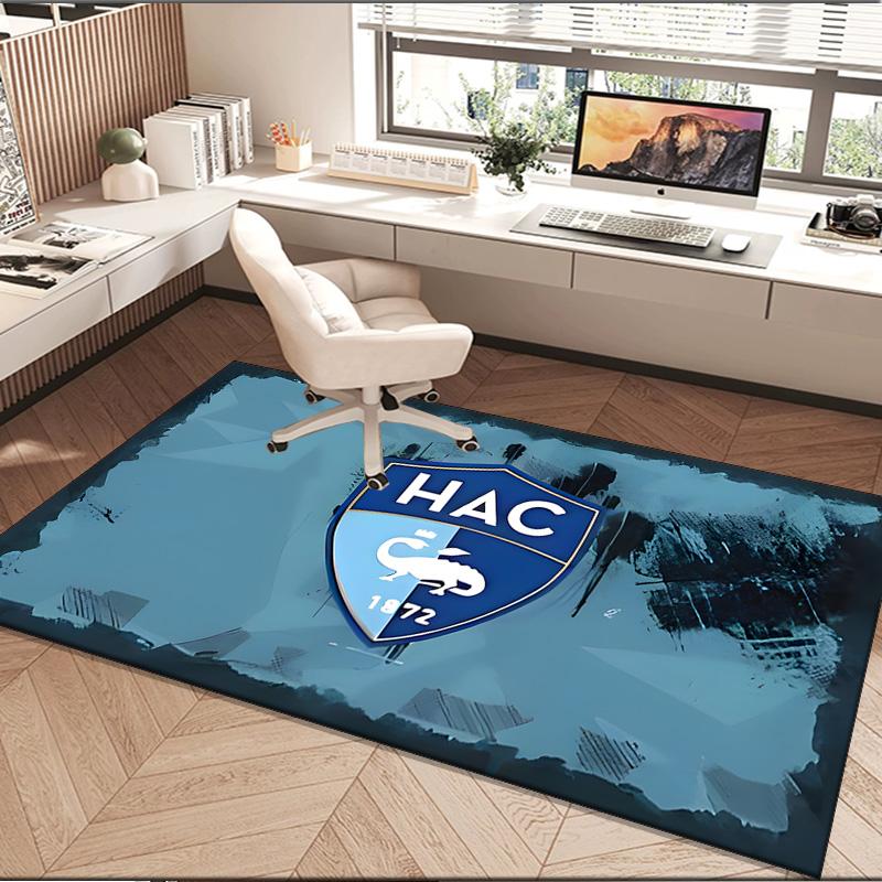 1PC rug Le Havre Crest Heritage Carpet, Chair Rug,Area Rug for Office Bedroom living rooms bedroom, Doormat decor Christmas fan gifts