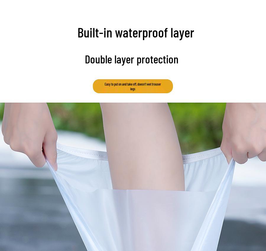 Взрослые водонепроницаемые нескользящие износостойкие многоразовые бахилы