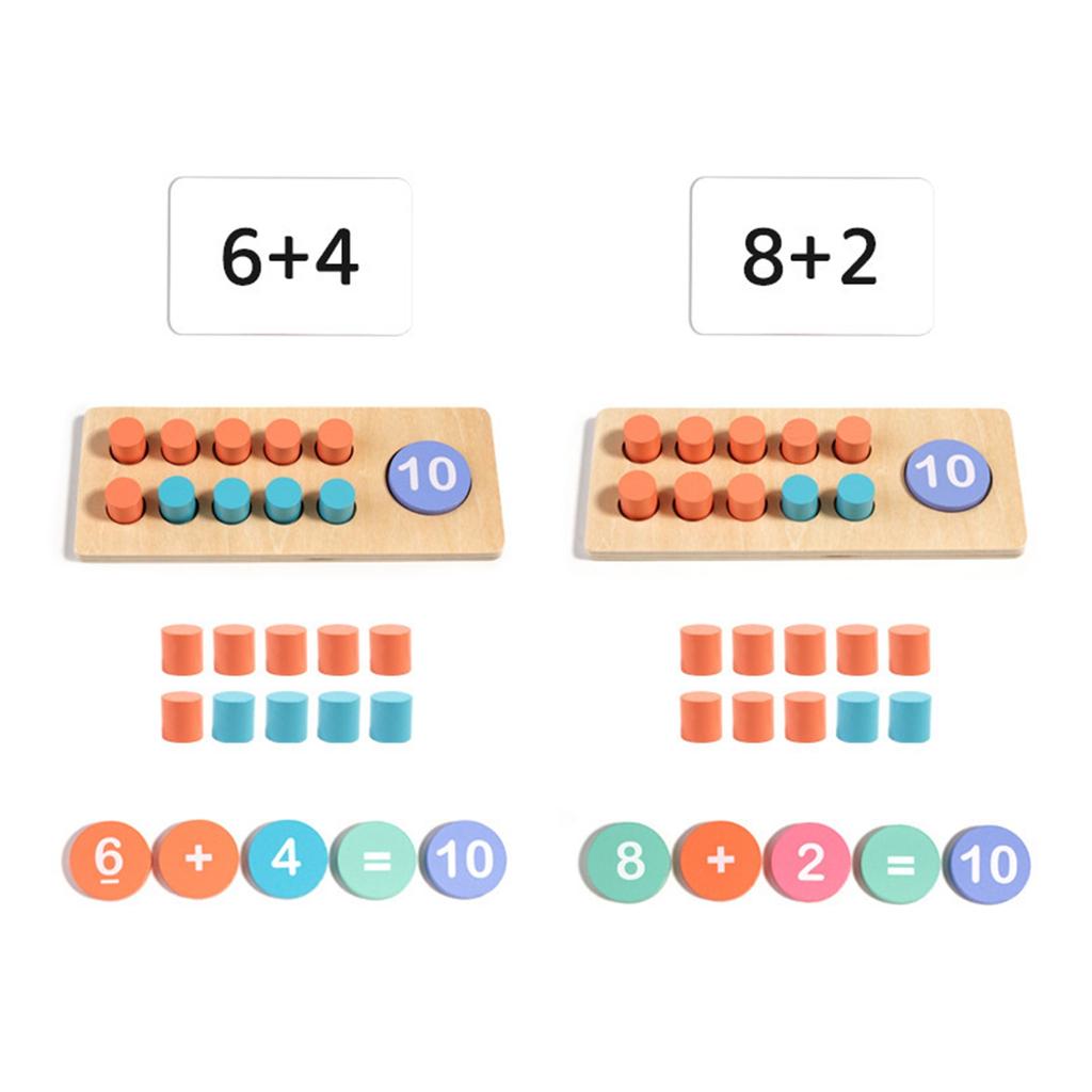 Учебные пособия Сложение и вычитание Счетчик десятков Обучающие математические игрушки