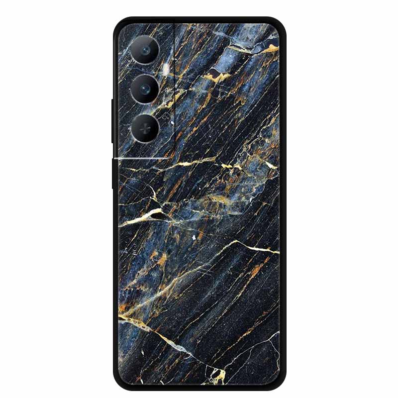 Чехол для Realme C65 4G Global C 65 с мраморным узором, задняя крышка, мягкий силиконовый протектор-щит TPU, Funda для RealmeC65 Capa
