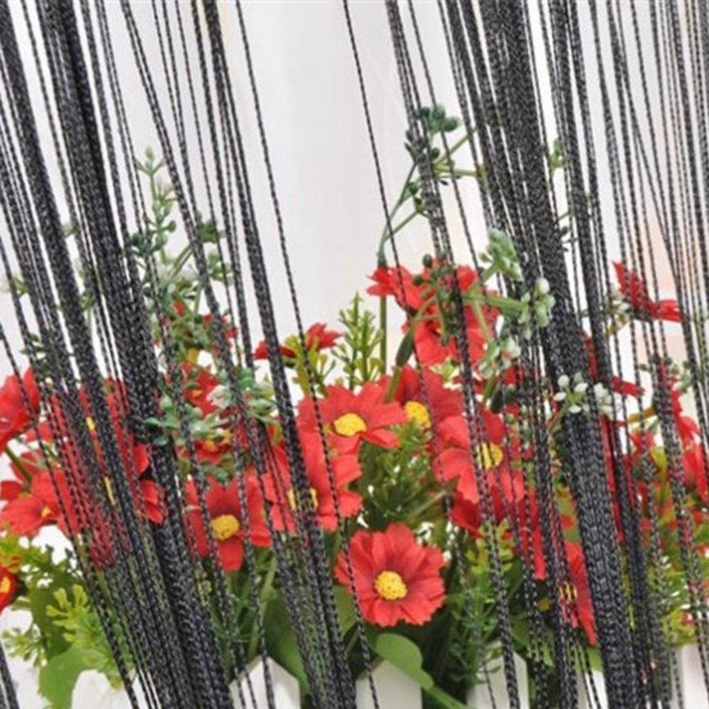 Шторы из нитей шифровального типа 100 см X 200 см, настенные шторы, экранная панель