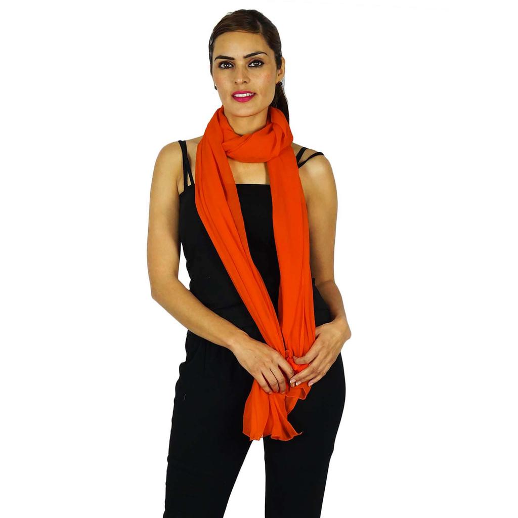 Индийская мода Chunni Hijab Long Dupatta Chiffon Blend Neck Wrap шарфы