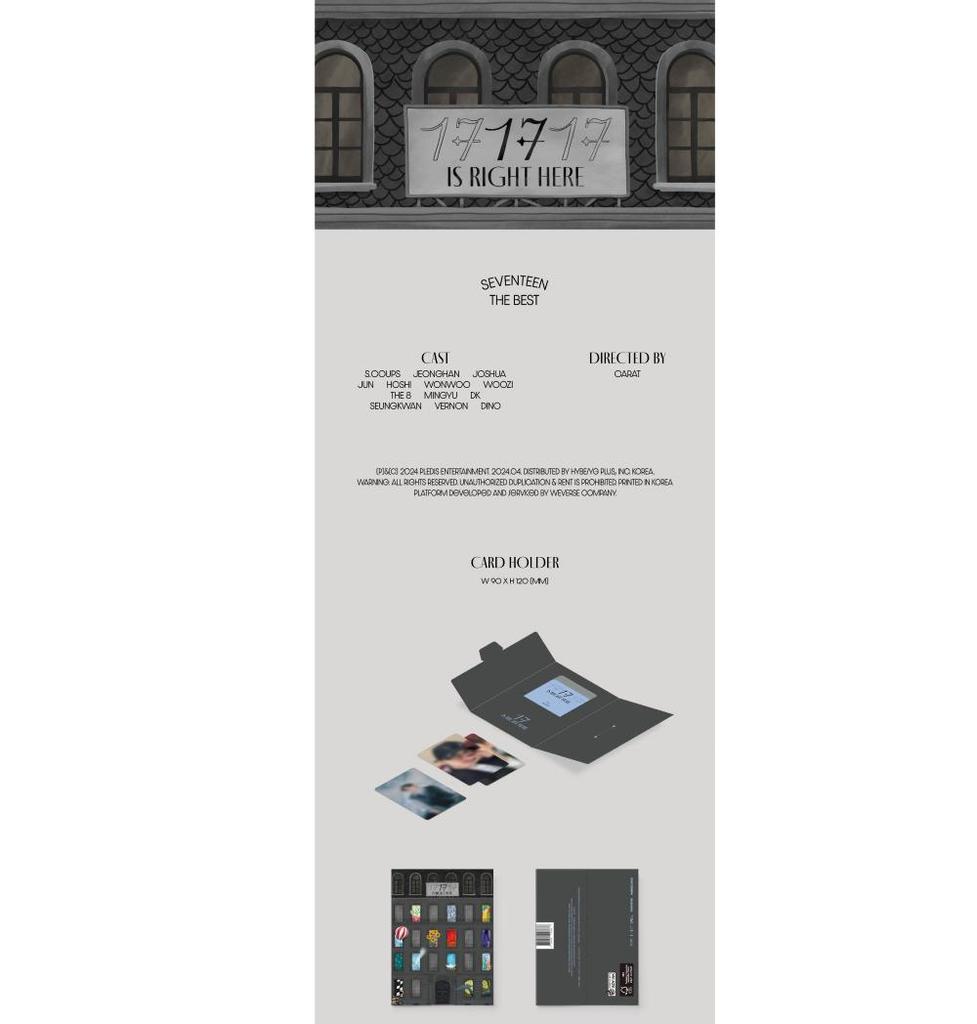 Seventeen SEVENTEEN BEST ALBUM | [17 IS RIGHT HERE] (Weverse Album Ver.)