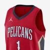 Jordan Dri-FIT NBA Swingman Jersey Pelicans Alphabet Print Vest Men Tops University-Red DO9535-658
