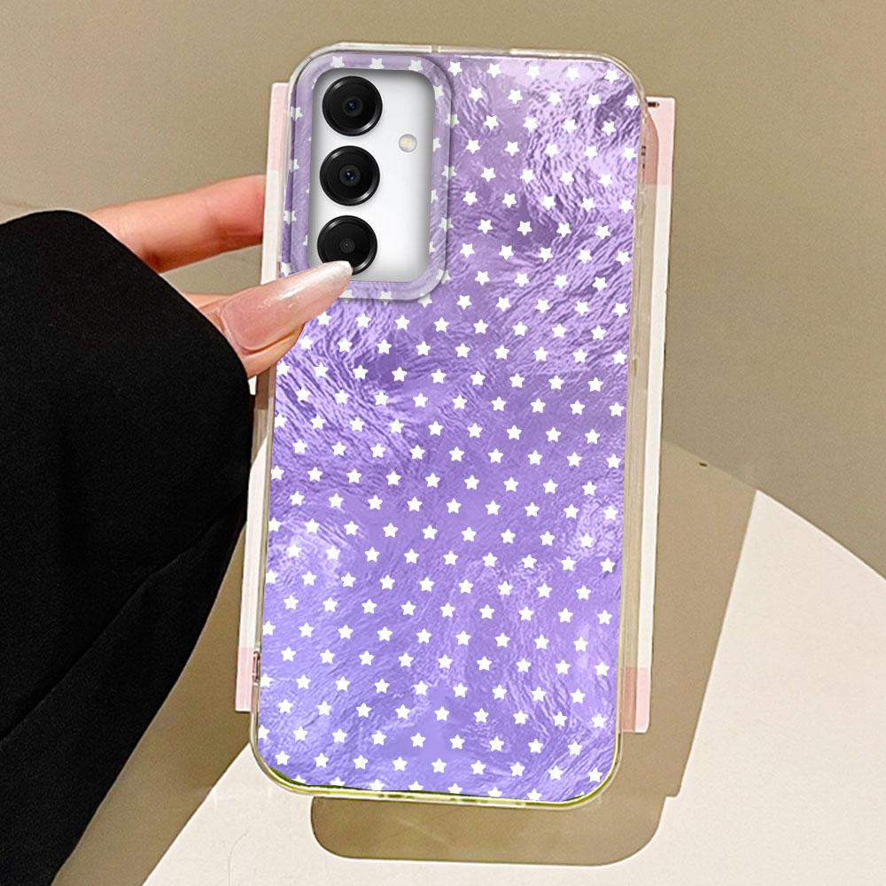 Градиентный красочный чехол для телефона со звездами для Samsung Galaxy A55 A07 A17 A56 A36 A26 A16 A53 A06 A14 A24 A34 A54 A15 A25 A35