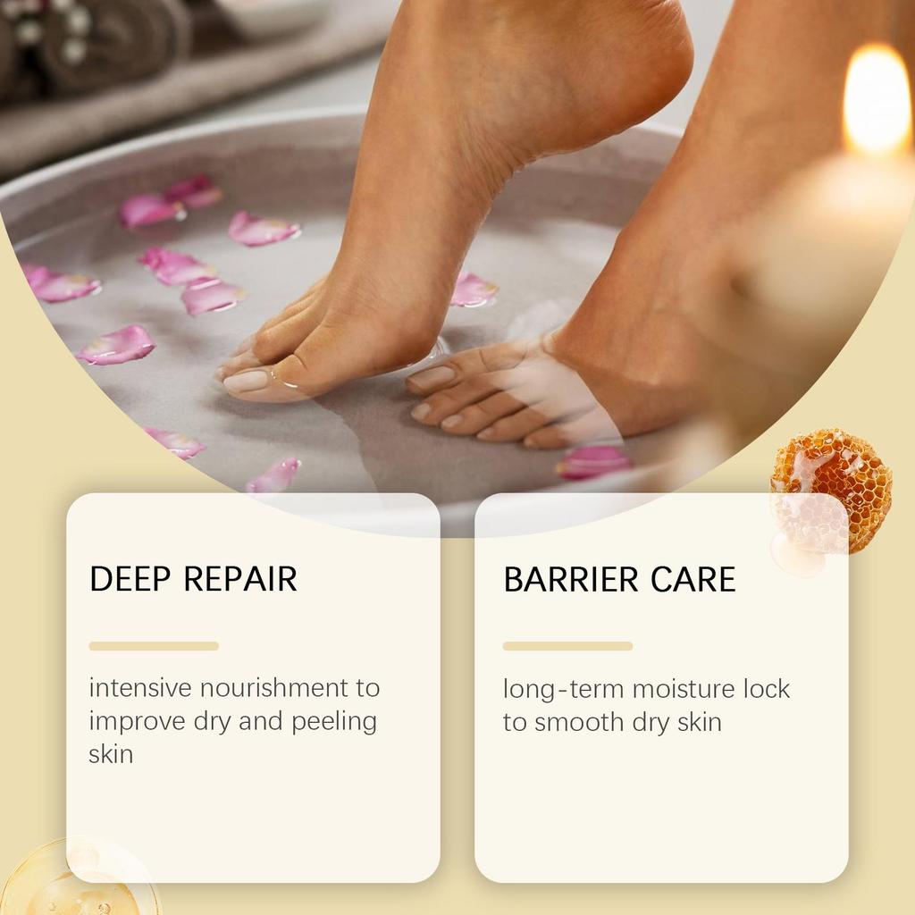 20 г Крем для ног против трещин Крем для восстановления потрескавшейся кожи Сухость Пятки с трещинами Шелушение Восстановление Маска для ног Питательный Смягчающий Увлажняющий Лосьон