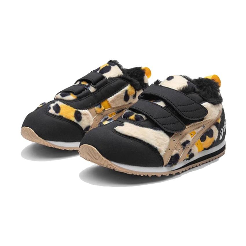 ASICS Cotla Comfortable Thermal Abrasion Resistant Breathable Low top Kids Lifestyle Shoes Black Brown 1144A349-001