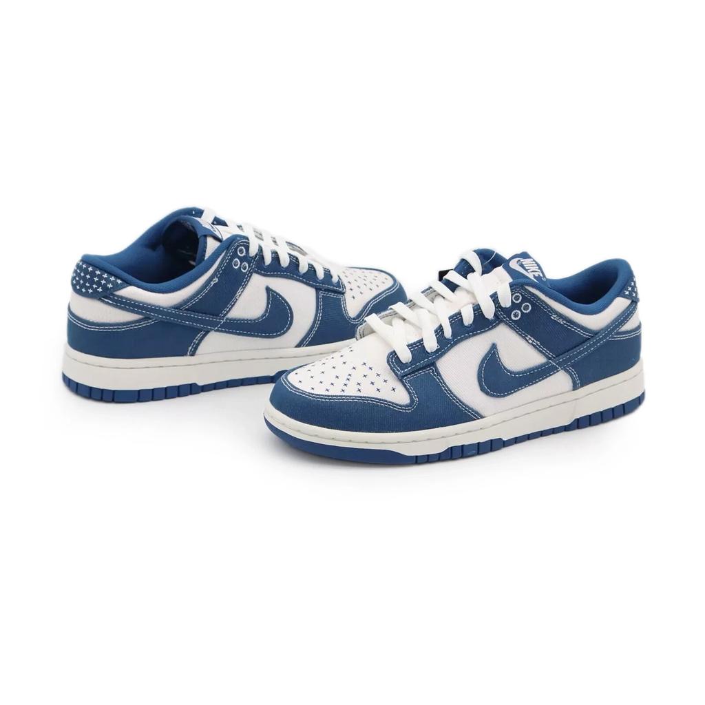 DV0834-101 Nike Dunk Low Summit White Industrial Blue Деним Сашико (Мужской)