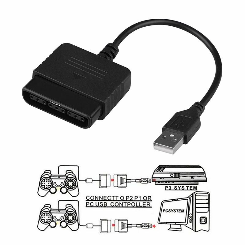 Адаптер контроллера PS2-PS3 Playstation 2-USB-кабель