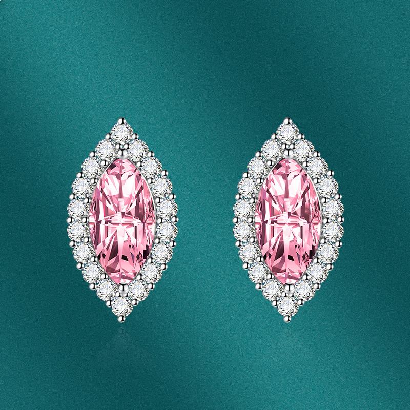 BELLA BOX Luxury Women Zircon Earrings Wedding Engagement Party Gift