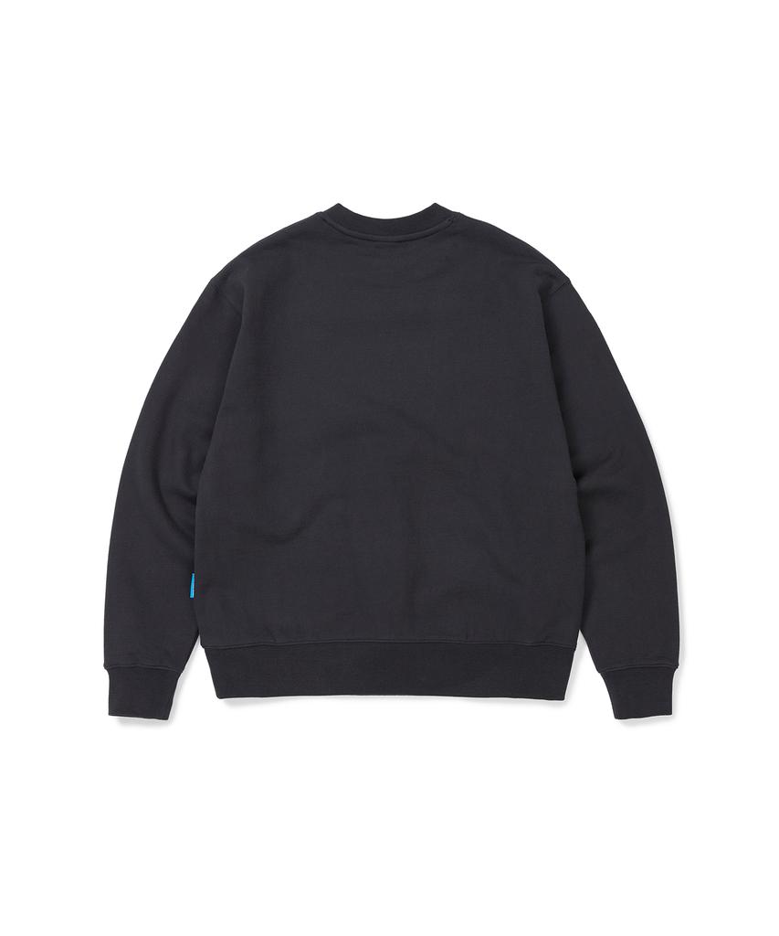 KNOW WAVE Crewneck Sweatshirt Knt013M(Dark Charcoal)