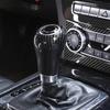 Carbon Fiber style Car Gear Shift Knob Decorative Cover Fit For Mercedes For Benz W204 W212 A C E GLS Class Handle Sleeve Shell