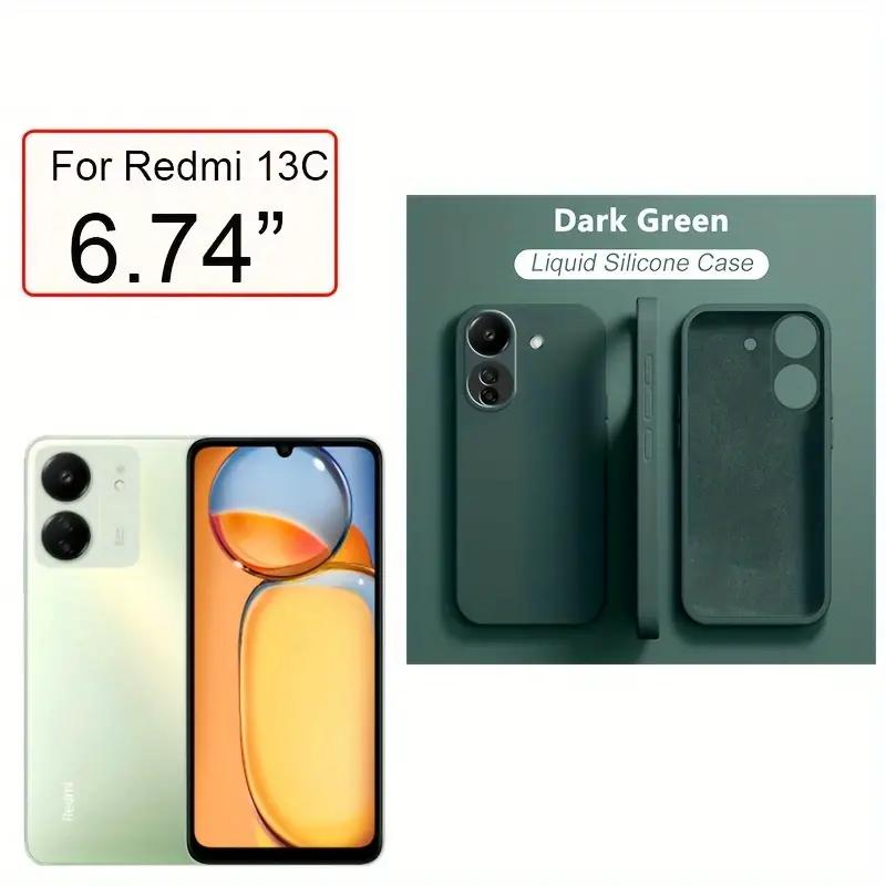 Жидкий силиконовый чехол для Xiaomi Redmi 12 12C 13C противоударный чехол для Redmi Note 12 Pro Plus Note 12S 4G Note 12 5G 4G Note12 Pro + 5G чехол для телефона