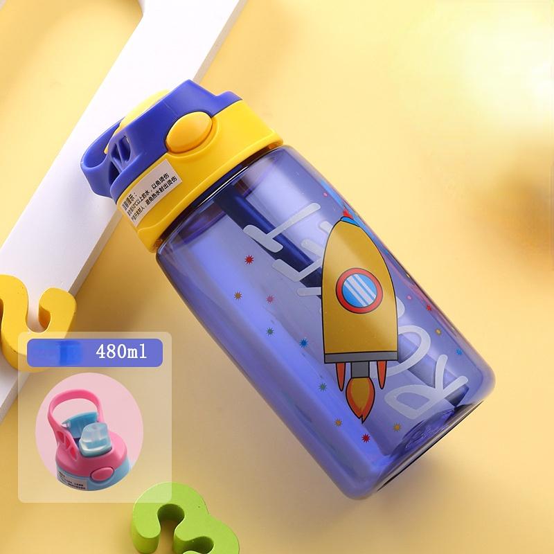 1 шт., детская чашка для питья, детская бутылка для воды с соломинкой и ручкой, портативная чашка для питья, детская чашка