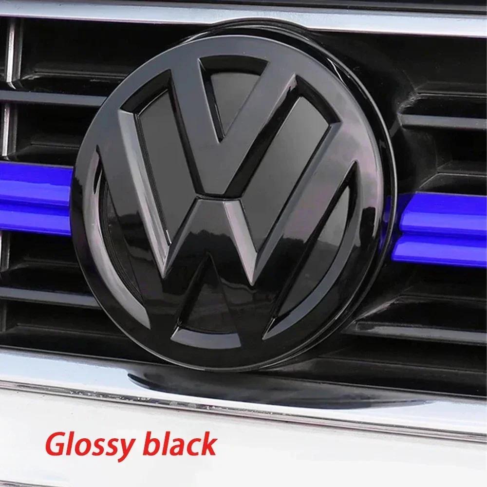 XJBRL1 For VW 2Pcs Car Front Grill/Rear Emblem Lid Covers Logo Sticker For Volkswagen VW GOLF 5 6 7 8 MK5 MK6 MK7 MK8 POLO Scirocco s