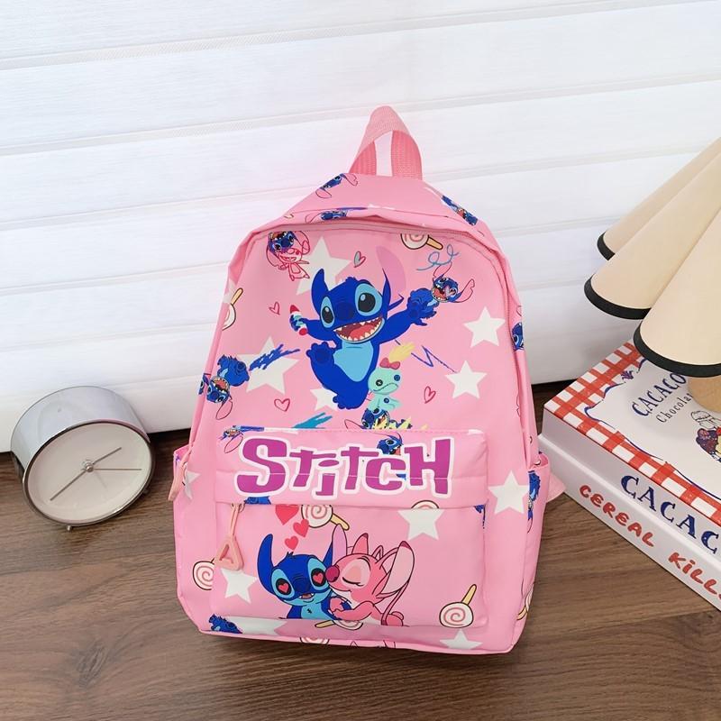 Bubble Cute Love Ice Cream Lilo Angel Cartoon Printed Backpack Children