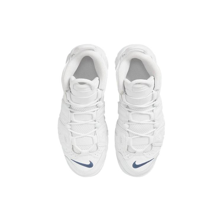 New Nike Air More Uptempo White Midnight Navy GS DH9719-100