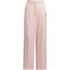 Versatile Slim Fit Lace-Up Straight Leg Breathable Knitted Sports Pants Women Bottoms Pink JZ4158