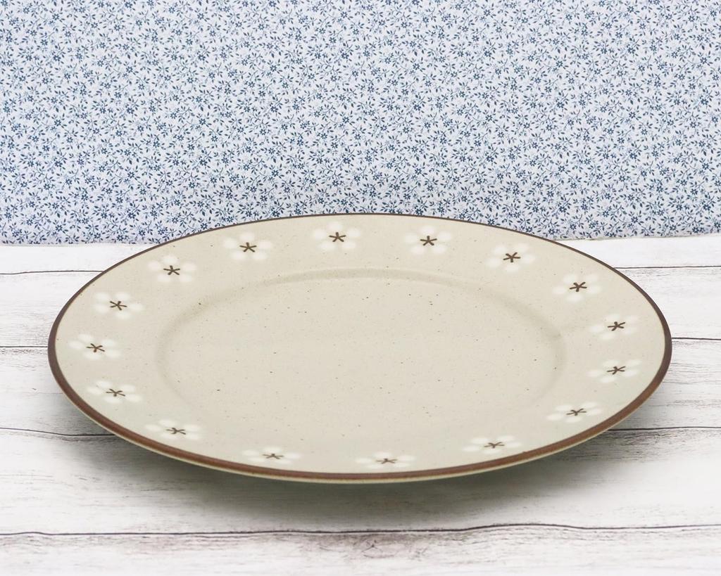 Castle Enterprises [Set of 5 24cm Meat Plates] Mino Ware, Kamakura Old House Cafe Series