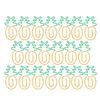 20Pcs Paper Clips Bookmarks Planner Clip Fruit Shaped Pin 2‑Color Office Supplies School Gifts