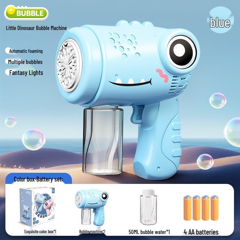 Unicorn Electric Bubble Maker: Kids' Automatic Light-Up Bubble Gun Gift