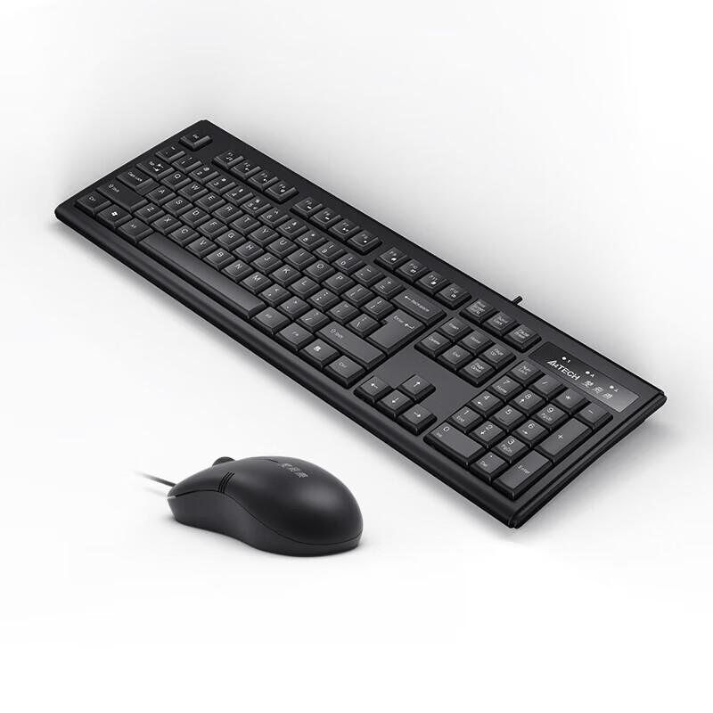 Проводная клавиатура и мышь A4Tech WKM-1000