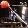 New RPG Fist Rocket Launcher Toy Gun Manual Air Shooting Grenade Firing Weapon Toy for Boys Children Adults Outdoor Games