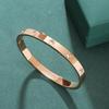 18k Rose Gold Diamond Buckle Bracelet - Korean Stylish Design, High-End Jewelry