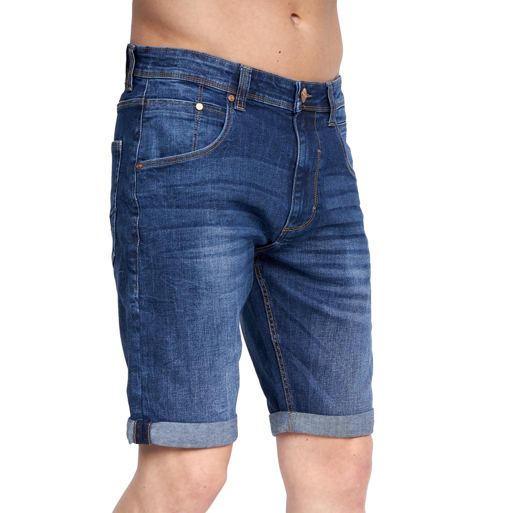 Duck and Cover Mens Mustone Denim Shorts