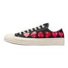 Comme des Garçons PLAY x Chuck 70 Low Мульти Сердце - Черные Унисекс Кроссовки High-Risk-Red Egret A08149C