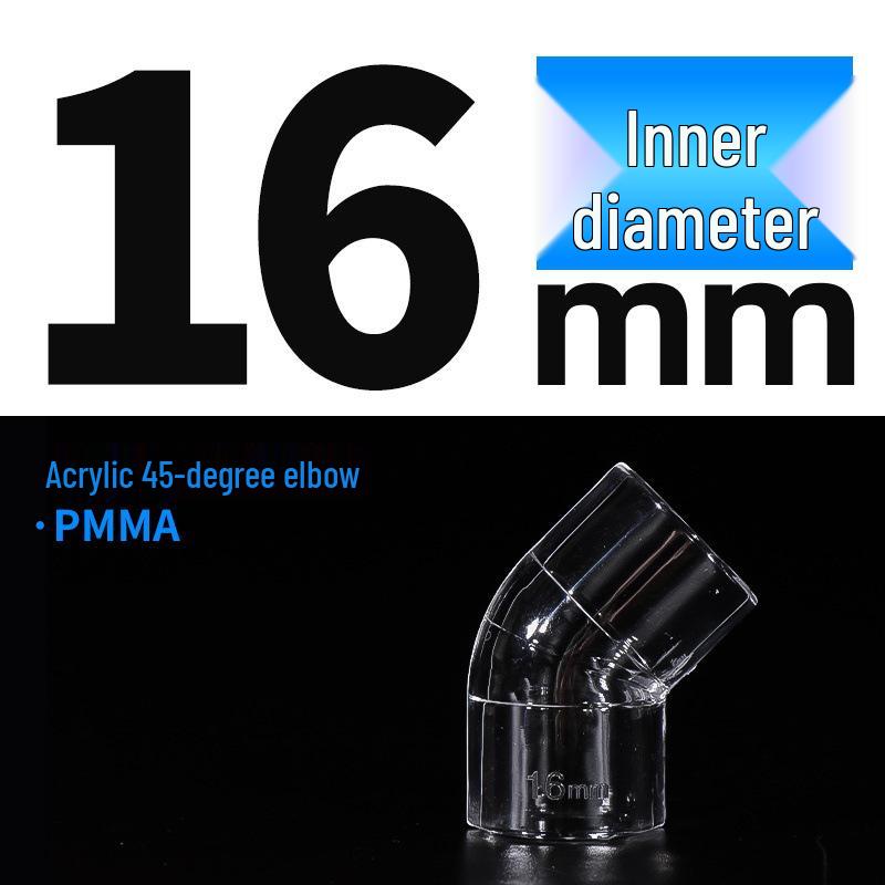 Акриловый угольник 45° для аквариумов - Высокая прозрачность