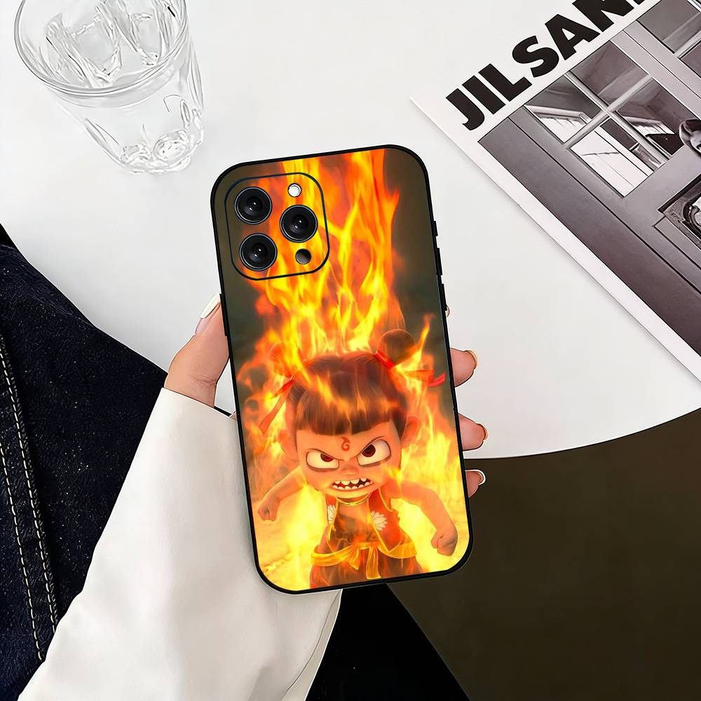 Chinese Mythology Na Zha Phone Case Silicone Soft For IPhone 17 16 15 14 13 12 11 X XR Plus Pro Max Plus