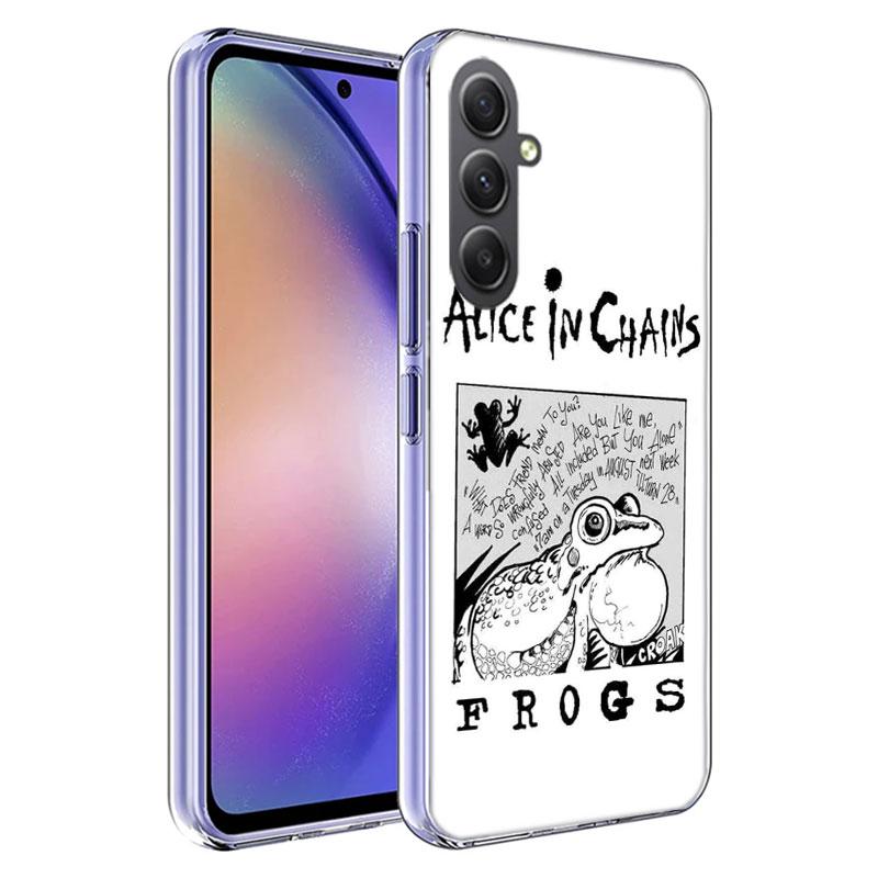 Rock Band Alice In Chains Phone Case For Samsung A15 A25 A35 A55 A12 A22 A32 A52S A13 A23 A33 A53 A14 A24 A34 A54 Galaxy A8 A6 A