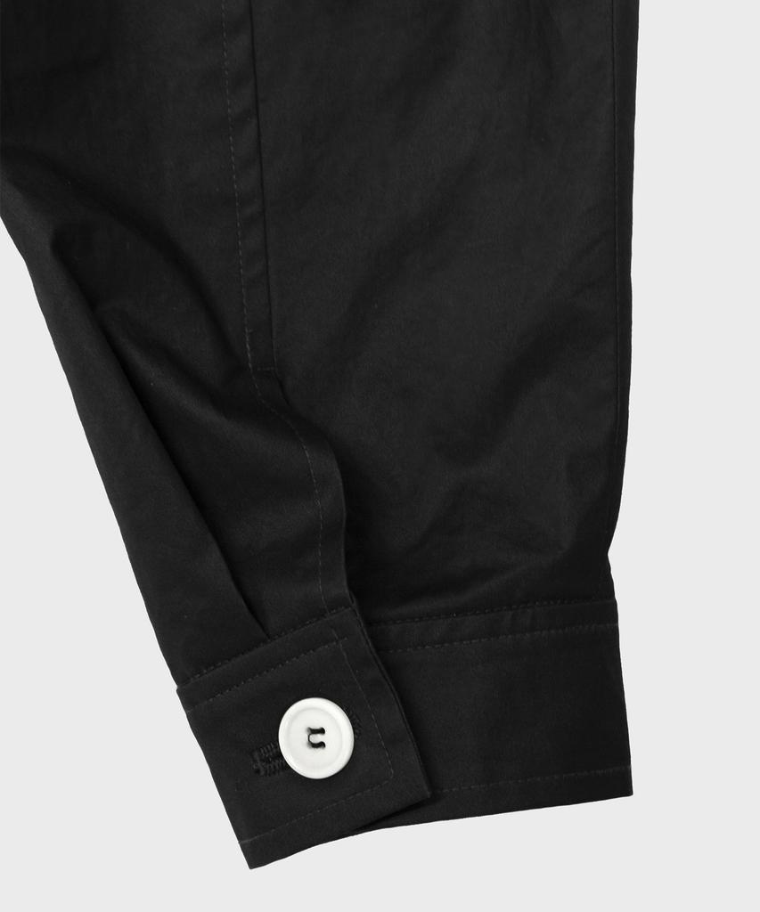 Density Coated Cotton Blouson_Black