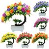 1Pc Artificial Flower Potted Bonsai Living Room Party Desktop Furniture Decor